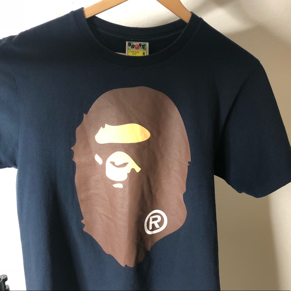 Oversized Bape Head T Shirt